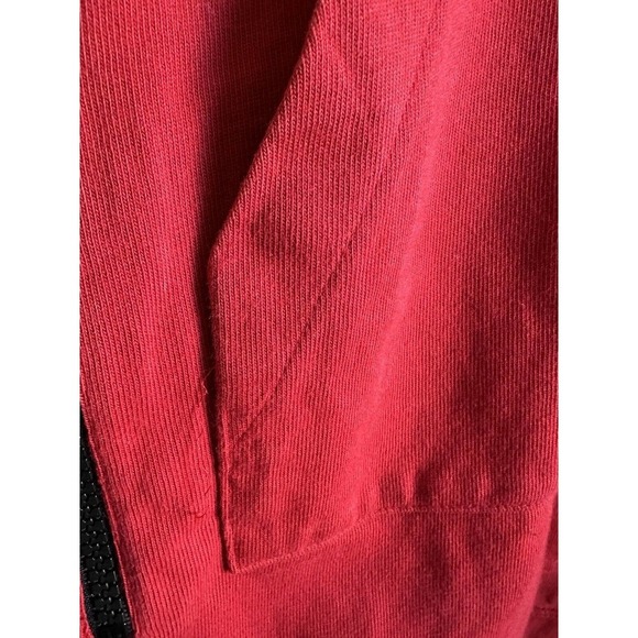 Vtg Polo Ralph Lauren Hi Tech Hoodie Hooded Sweatshirt Red Men's Medium H10242 - Picture 11 of 15